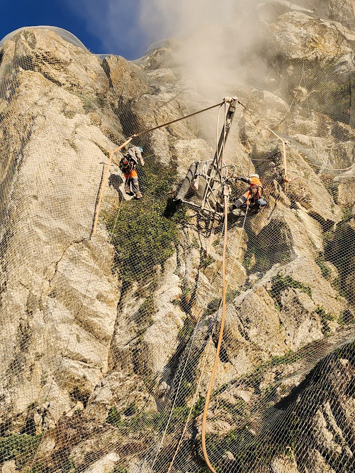 MESSA IN SICUREZZA DEL MASSO ROCCIOSO - COMUNE DI MIRANDA - ISERNIA