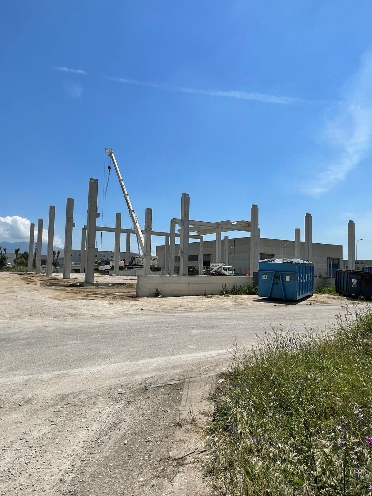 Realizzazione capannoni zona industriale Acerra - Consorzio Artemide - PLM Group